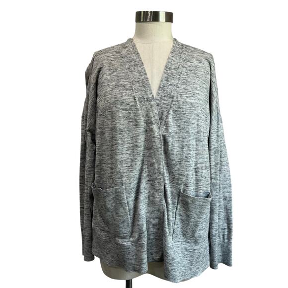 Cabi Heather Gray Snap Button Cardigan Sweater Style #5286 Size M - Picture 1 of 7
